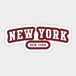 New York, New York Sticker